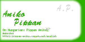 aniko pippan business card